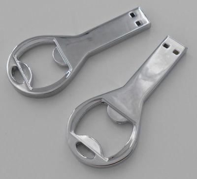 廠家直銷金屬啟瓶器U盤 開瓶器優盤 創意禮品U盤定制 16g