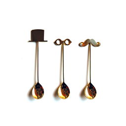 日本制造 高桑金屬 紳士咖啡攪拌勺 帽子胡 堆糖,美圖壁紙興趣社區