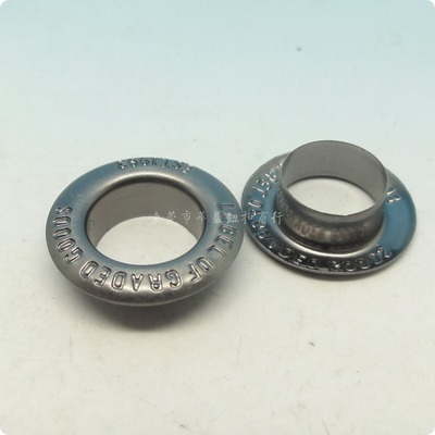 【供應黑色雞眼金屬汽眼扣 定制圖案雞眼銅質汽眼】價格,廠家,圖片,扣類,東莞市謝崗華益鈕扣商行-